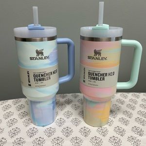 Cold and Warm Serene Brushstrokes Stanley Tumblers Bundle